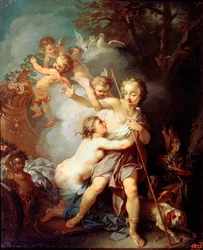 Venus och Adonis, 1750-talet.