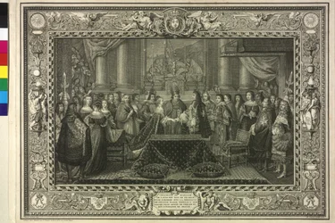 Kung Lewis XIV:s bröllop med Maria Theresia av Österrike