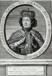 Peter I (1672-1725) (gravyr)