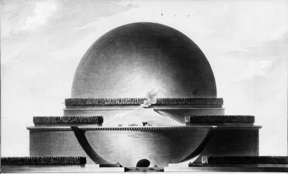 Kenotaf för Newton - E. L. Boullée