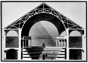 Design för Bibliotheque Royale de France (litho)