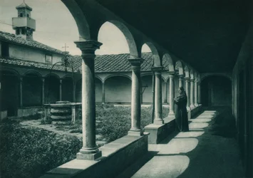 Kloster i ett kloster, Florens, Italien, 1927