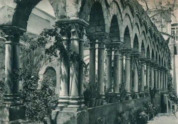 Ruinerna av ett litet kapell, Palermo, Sicilien, Italien, 1927