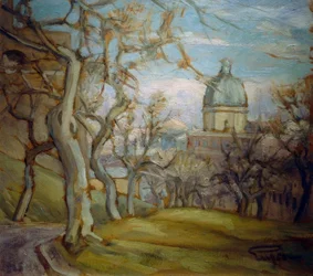 Nedanför Monte Gianicolo
