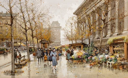 Parisgatan på hösten