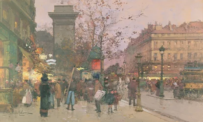 Porte Saint Denis (w/c på papper)
