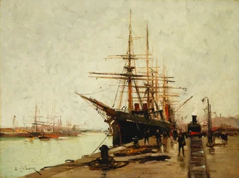 En hamn