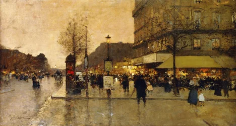 En parisisk gatuscene