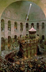 Heliga gravens kyrka, Jerusalem: Fetes de Flambeaux