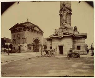 F.d. tronbarriären (paviljongen och pelaren vid tullstationen)