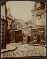 Ingång till ett privat palats, Rue Vieille du Temple 47