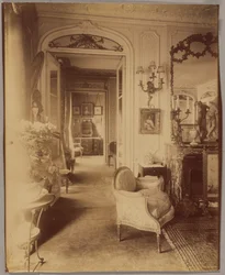 Interiör hos Mlle Sorel från Comédie-Française, Avenue des Champs-Élysées