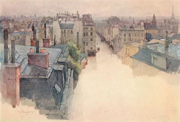 Paris sett från Montmartre, 1915
