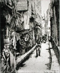 Parisisk gata, från 
