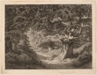 Le Charlemagne (skogen i Fountainbleau)