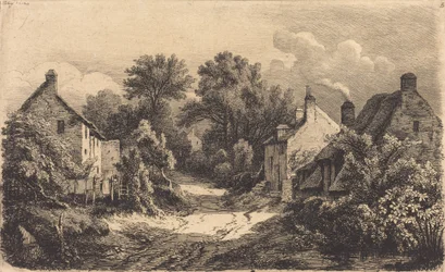 Le chemin de Garens Vägen till Garens, publicerad 1849.