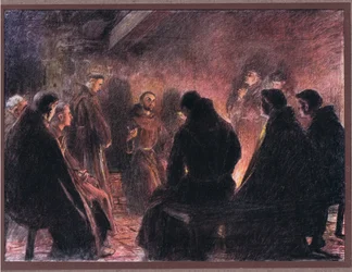 St Francis och munkarnas diskurs av Gud, 1919