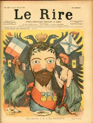 Omslag till ”Le Rire”, satir i färg