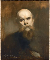 Paul Verlaine, poet (olja på duk)