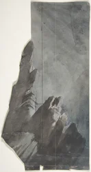 Design för en scenuppsättning, 1830-90.