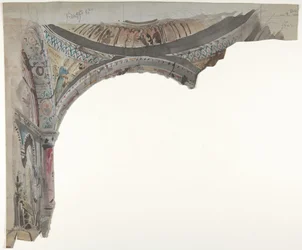 Design för en scen på Opéran, Paris, 1830-90.