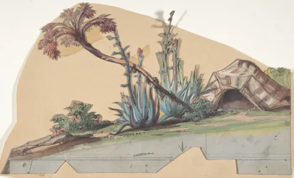 Design för en scen på Opéran, Paris, 1830-90.