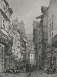 Pittoreska och romantiska resor i det antika Frankrike. Bretagne....