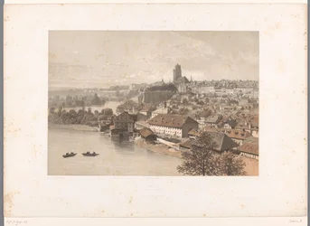 Utsikt över Bern Berne (titel på objekt) Ansikten i Schweiz och Savoy (serietitel) La Suisse et la Savoie (serietitel på objekt)