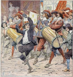 Illustration till "Vint ans apres" (Tjugo år efter)