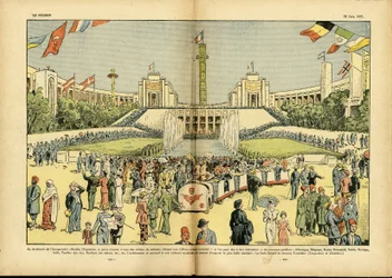 Illustration av Eugene Damblans (1865-1945) i Le Pelerin