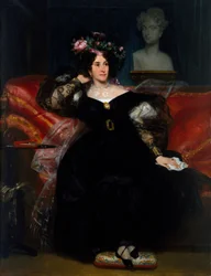 Porträtt av Madame Jules-Antoine Droz, 1833