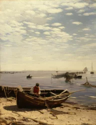 E. Dücker, strand vid Östersjön