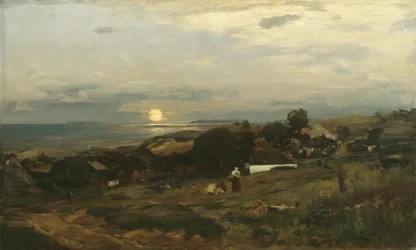 E.Dücker, solnedgång