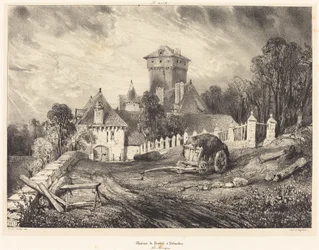 Slottet Pesteil i Polminhac
