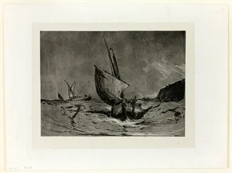 Fiskebåt i kuling