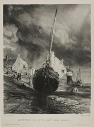 Souvenir från St. Valéry-sur-Somme, tallrik tre från Six Marines