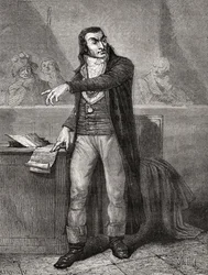 Antoine Quentin Fouquier-Tinville (1746-95), graverad av Blanpain