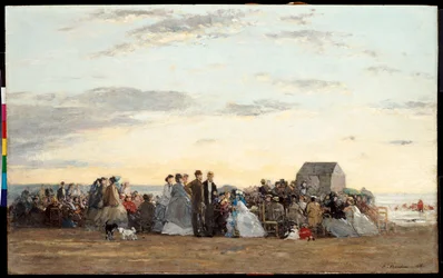 Strandscen, 1865