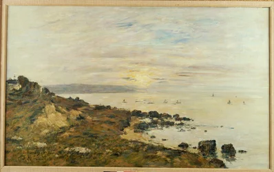 Cliffs at Benerville, Sunset, 1897