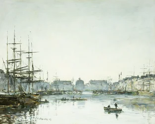 Le Havre, handelsbassängen, 1894