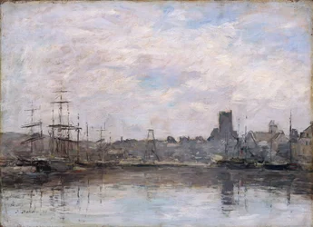 Morgon i september: Hamnen i Fécamp