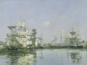 The Basin at Deauville, c.1880-85