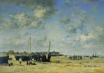 Stranden vid Berck; Berck Beach, 1878