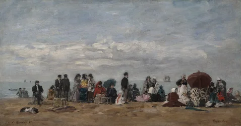 Stranden i Trouville, 1871