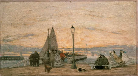 The Jetty at Trouville: Sunset, 1862
