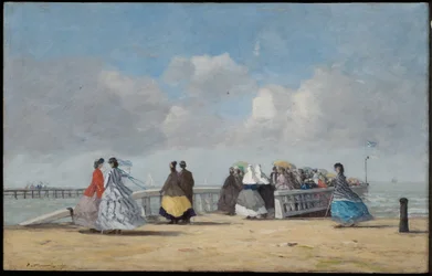 Piren i Trouville, 1864