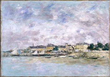 Hamnen, Trouville, 1886