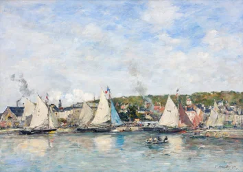 Hamnen i Trouville, 1893.