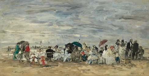 Trouville, Strandscen