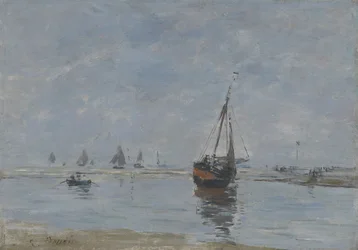 Trouville vid lågvatten, ca 1888-95